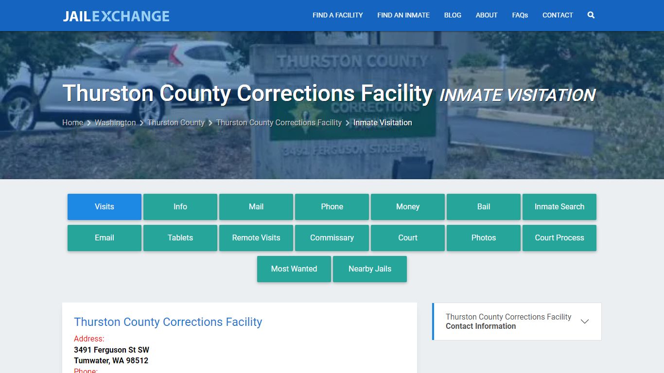Thurston County Corrections Facility Inmate Visitation - Jail Exchange
